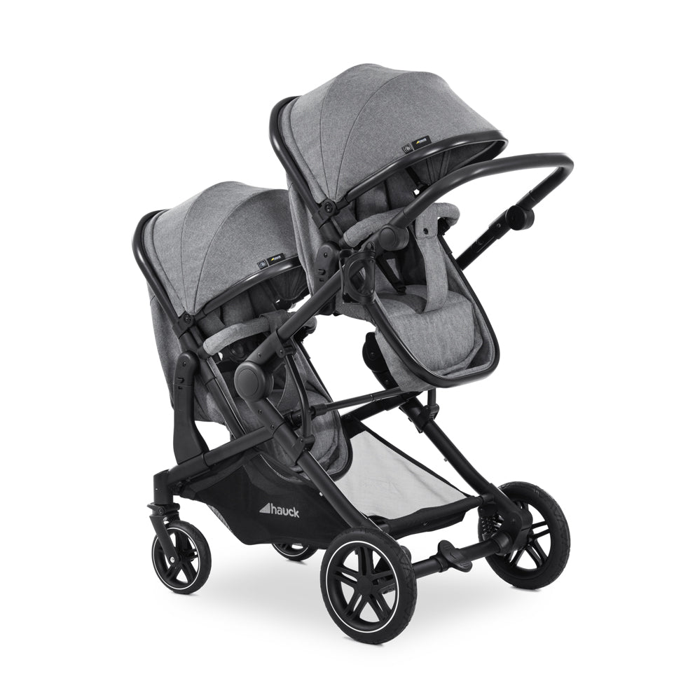 Hauck gris melange Atlantic Twin