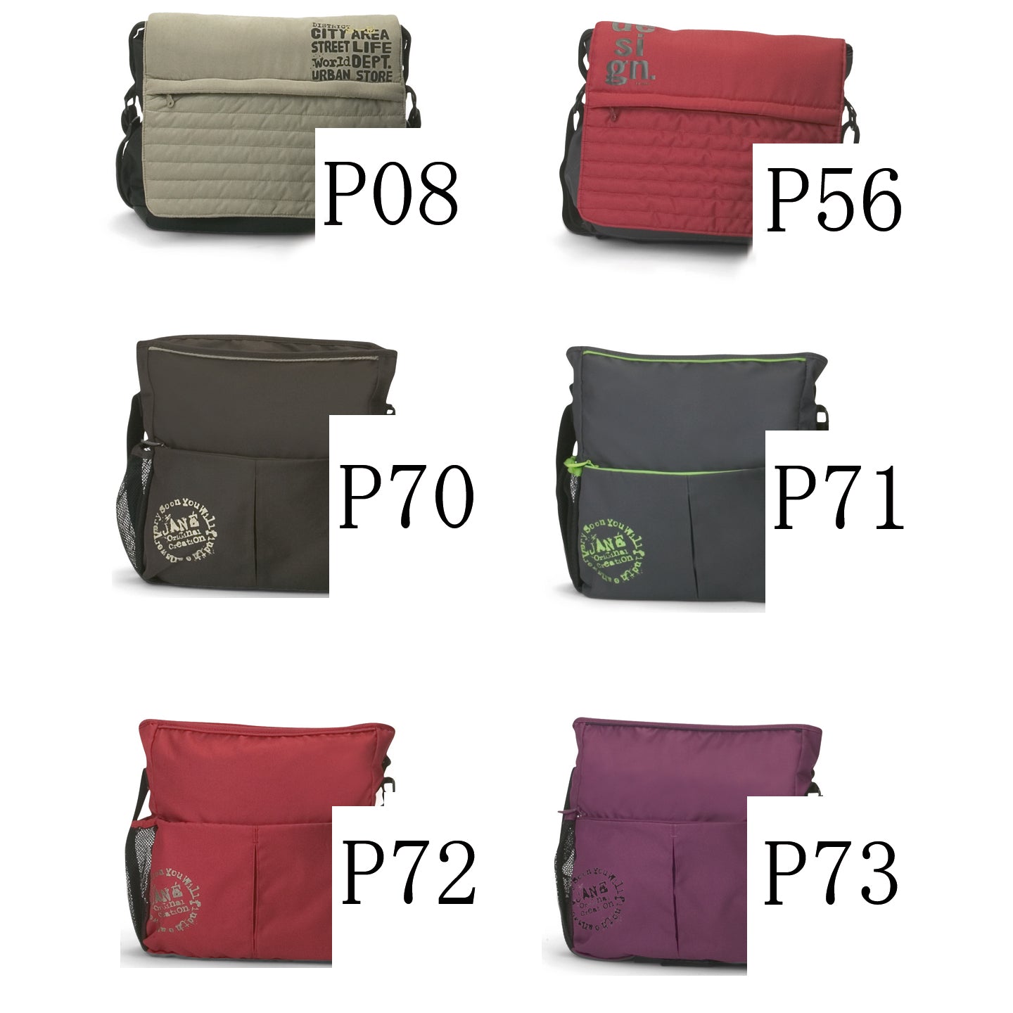Changing bag P72 Scarlet