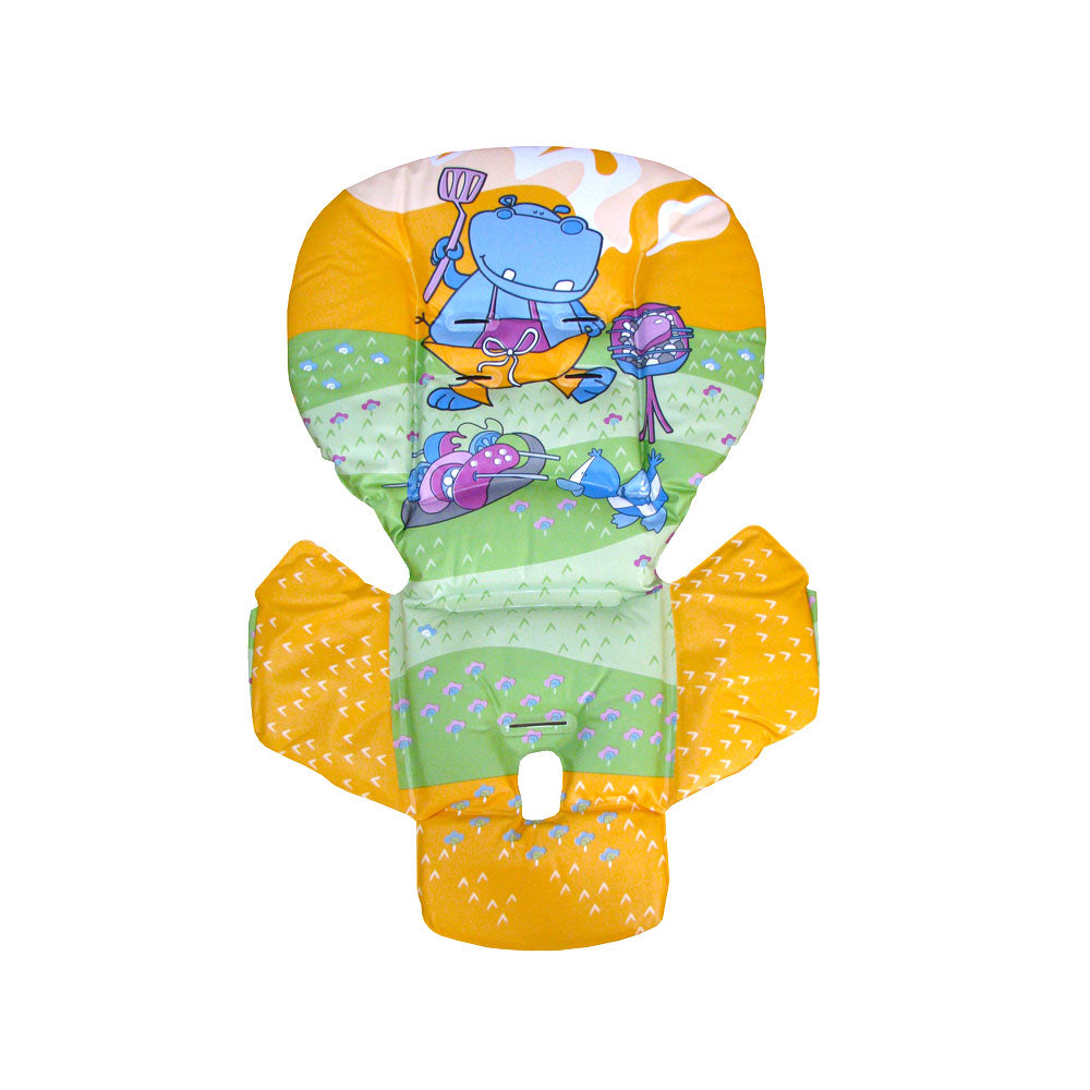 Original replacement cover for baby highchairs Prima Pappa Hippo Arancio
