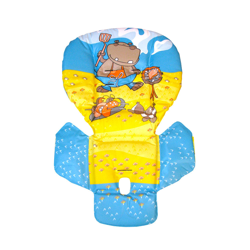 Original replacement cover for baby highchairs Prima Pappa Hippo Giallo
