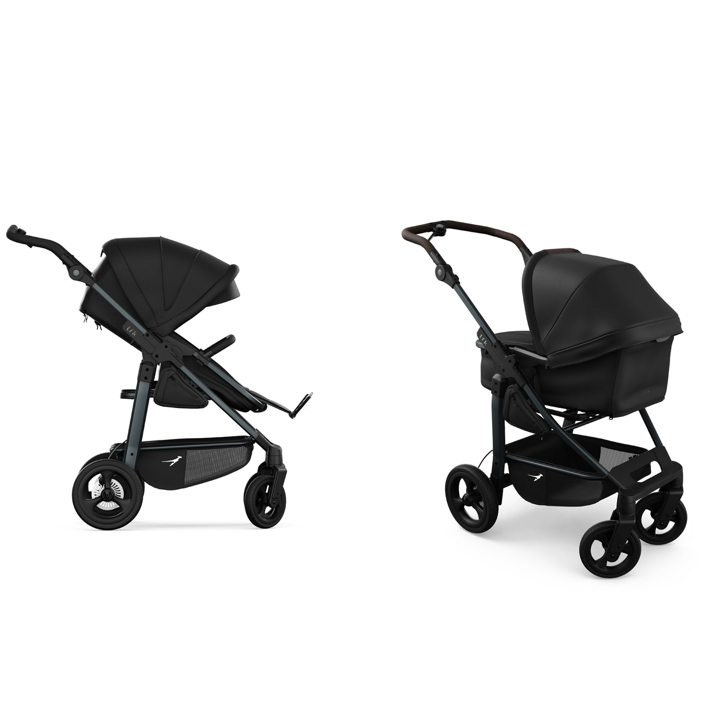 TFK Mono 4 - 2-in-1 with air-filled tyres Black