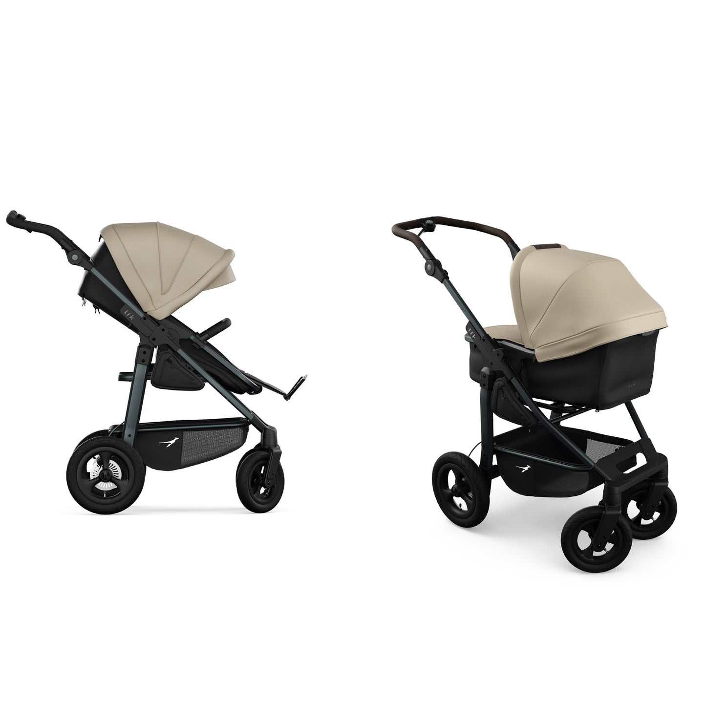 TFK Mono 4 - 2-in-1 with pneumatic tyres Sand