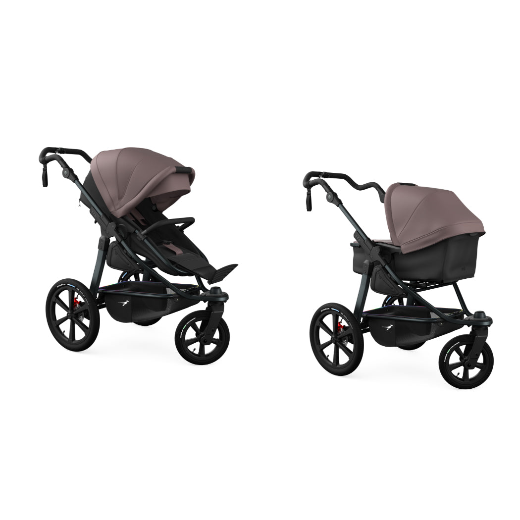 TFK Pro - 2-in-1 with pneumatic tyres Brown