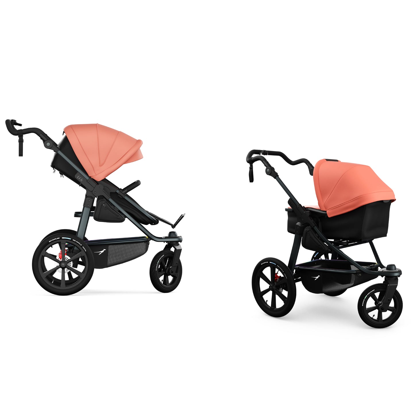 TFK Pro - 2-in-1 with pneumatic tyres Salmon