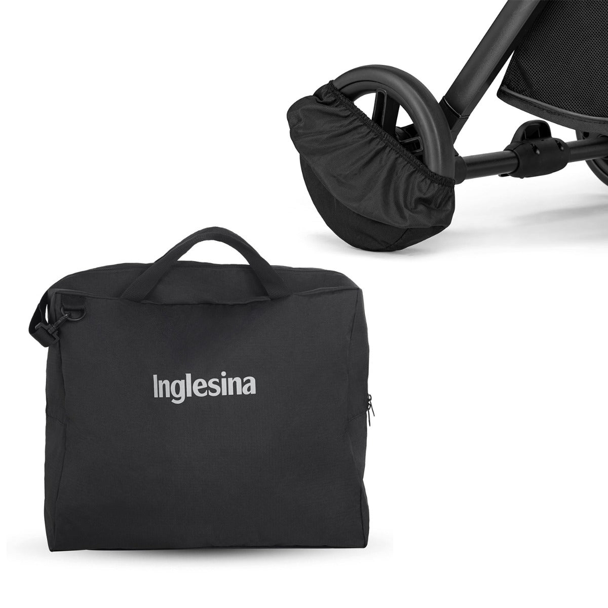 Inglesina Stroller Travel Bag with Wheel Covers for Quid3
