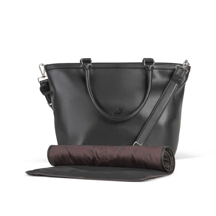 Bolso cambiador Luxury en ecopiel Negro Leclercbaby