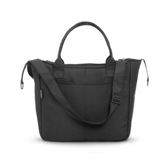 Wickeltasche aus schwarzem Stoff von Leclerc Baby