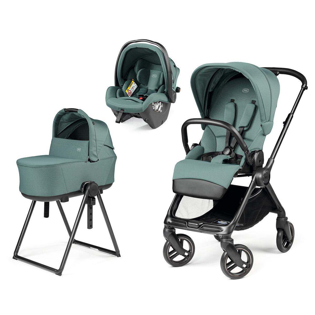 Peg Perego 3 in 1 Switch + Culla Flex + Primo Viaggio SLK JADE