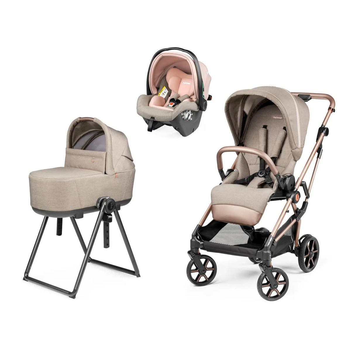 Peg Perego 3 in 1 Vivace + Culla Flex + Primo Viaggio SLK MON AMOUR