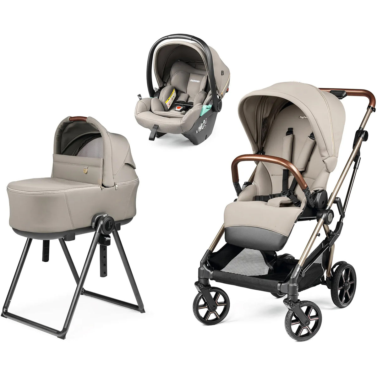 Peg Perego 3 in 1 Vivace + Culla Flex + Primo Viaggio Lounge ASTRAL