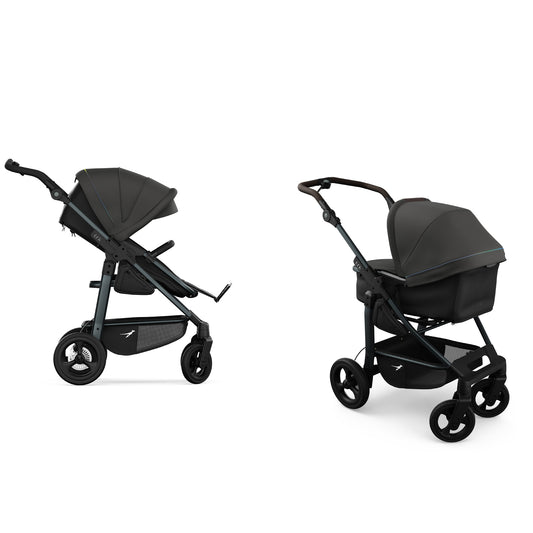 TFK Mono 4 - 2-in-1 with pneumatic tyres Anthracite with red details