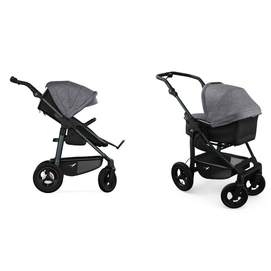 TFK Mono 4 - 2-in-1 with pneumatic tyres Grey - Premium 