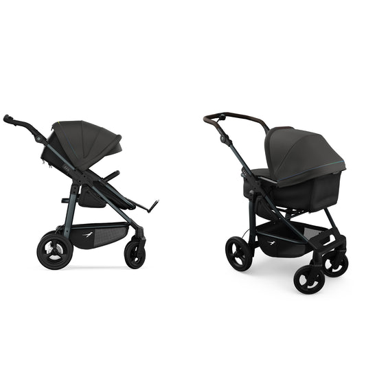TFK Mono 4 - 2-in-1 with air-filled tyres Anthracite with red details