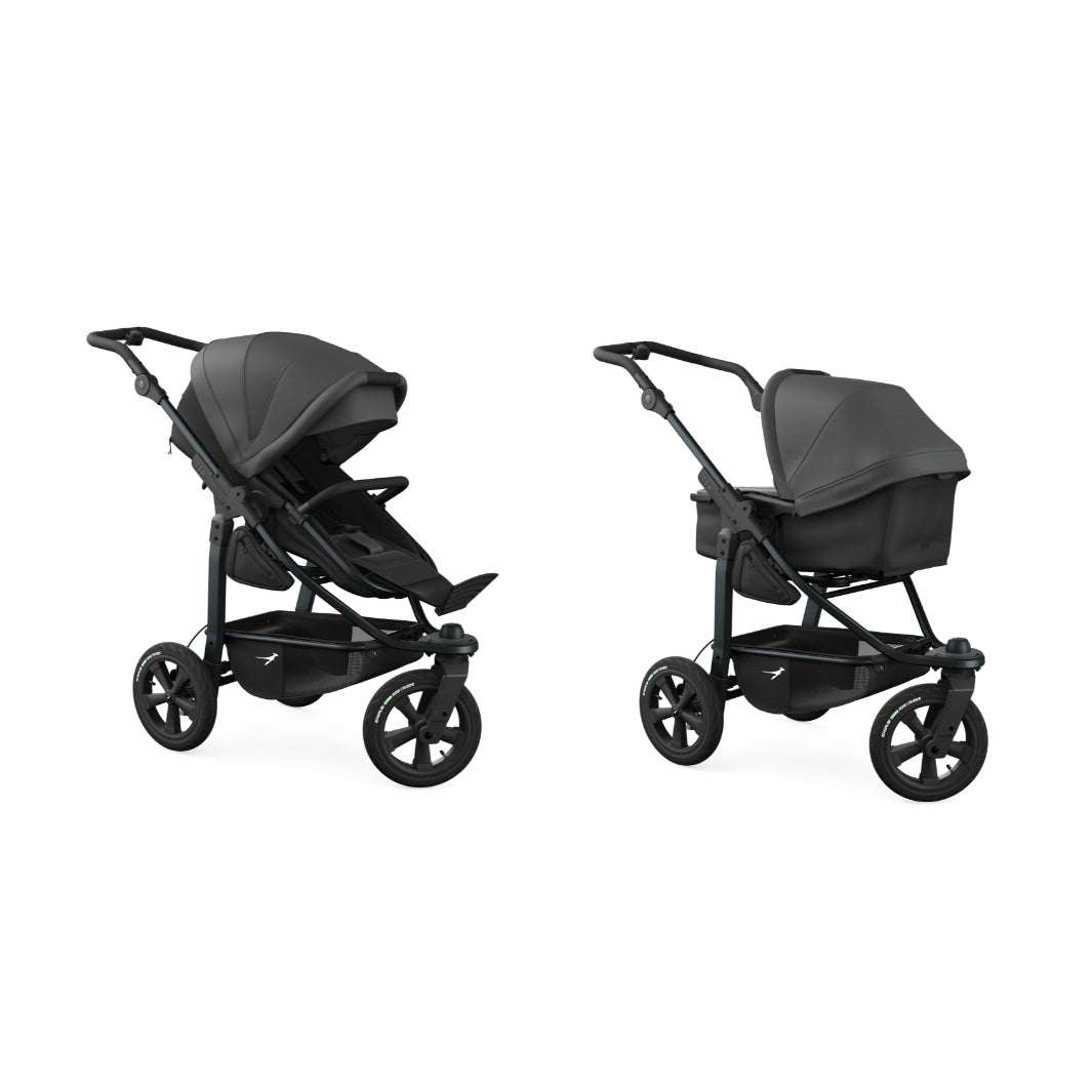 TFK Mono 3 - 2-in-1 with pneumatic tyres Grey