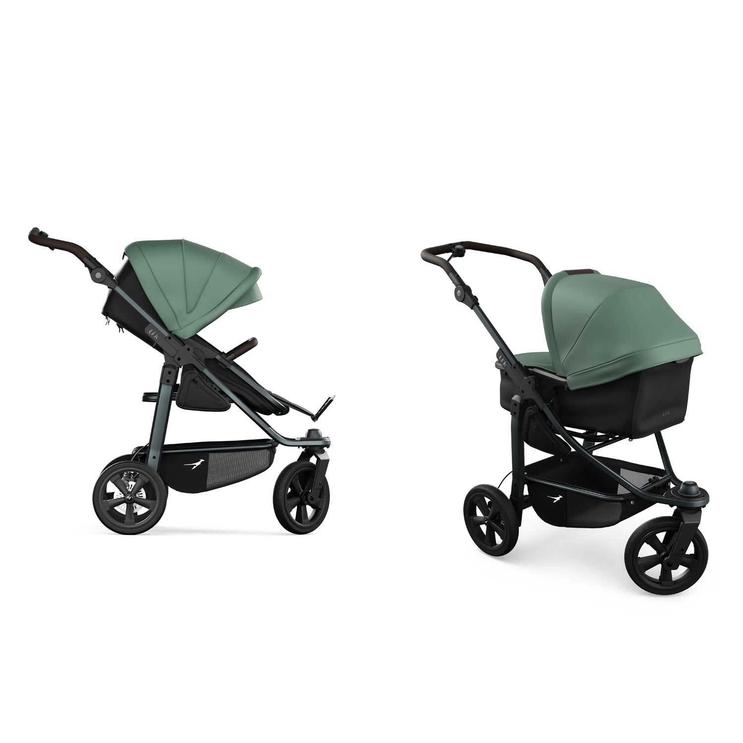 TFK Mono 3 - 2-in-1 with air-filled tyres Olive