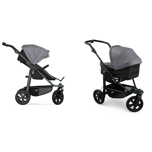 TFK Mono 3 - 2-in-1 with air-filled tyres Grey - Premium 