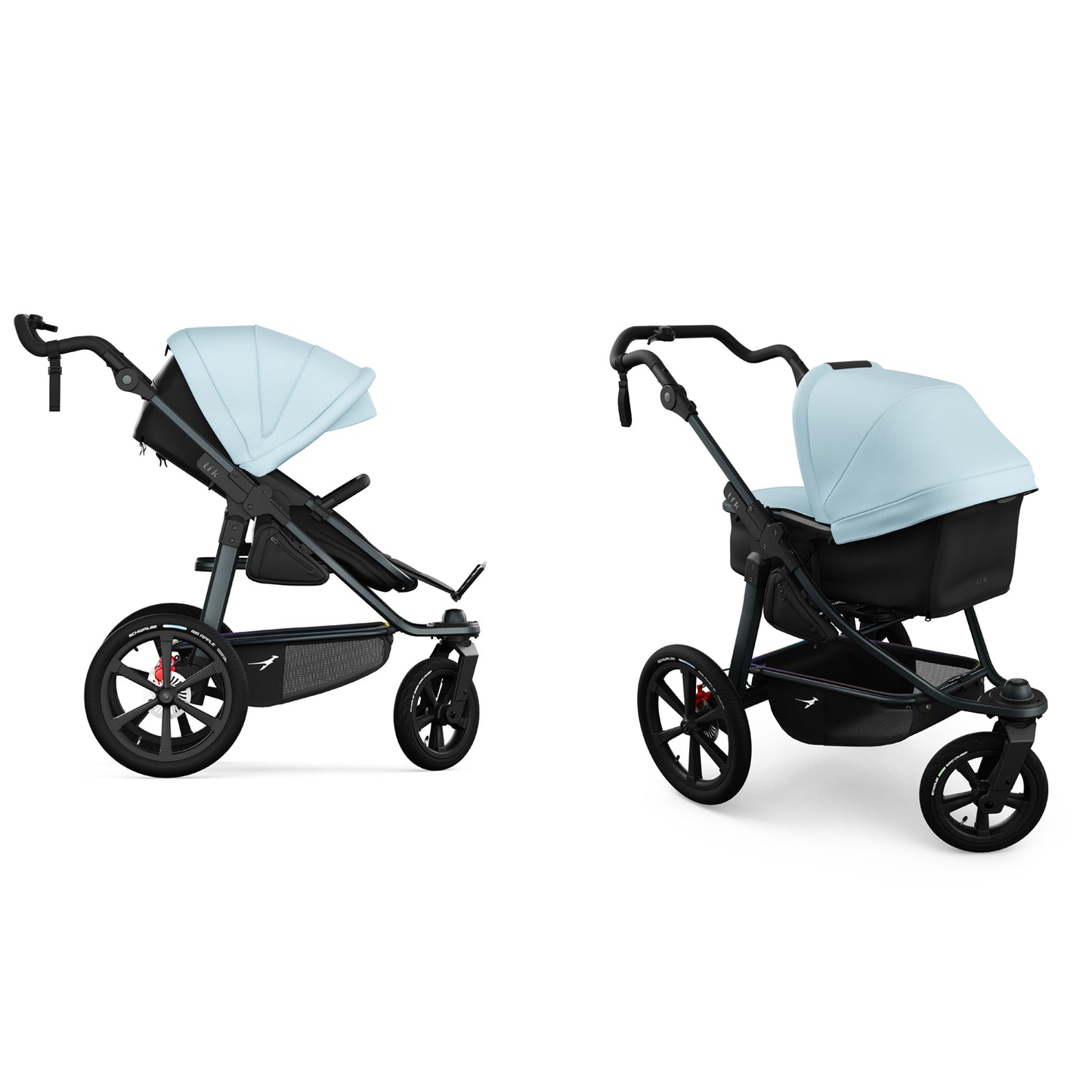 TFK Pro - 2-in-1 with pneumatic tyres Blue bicolor