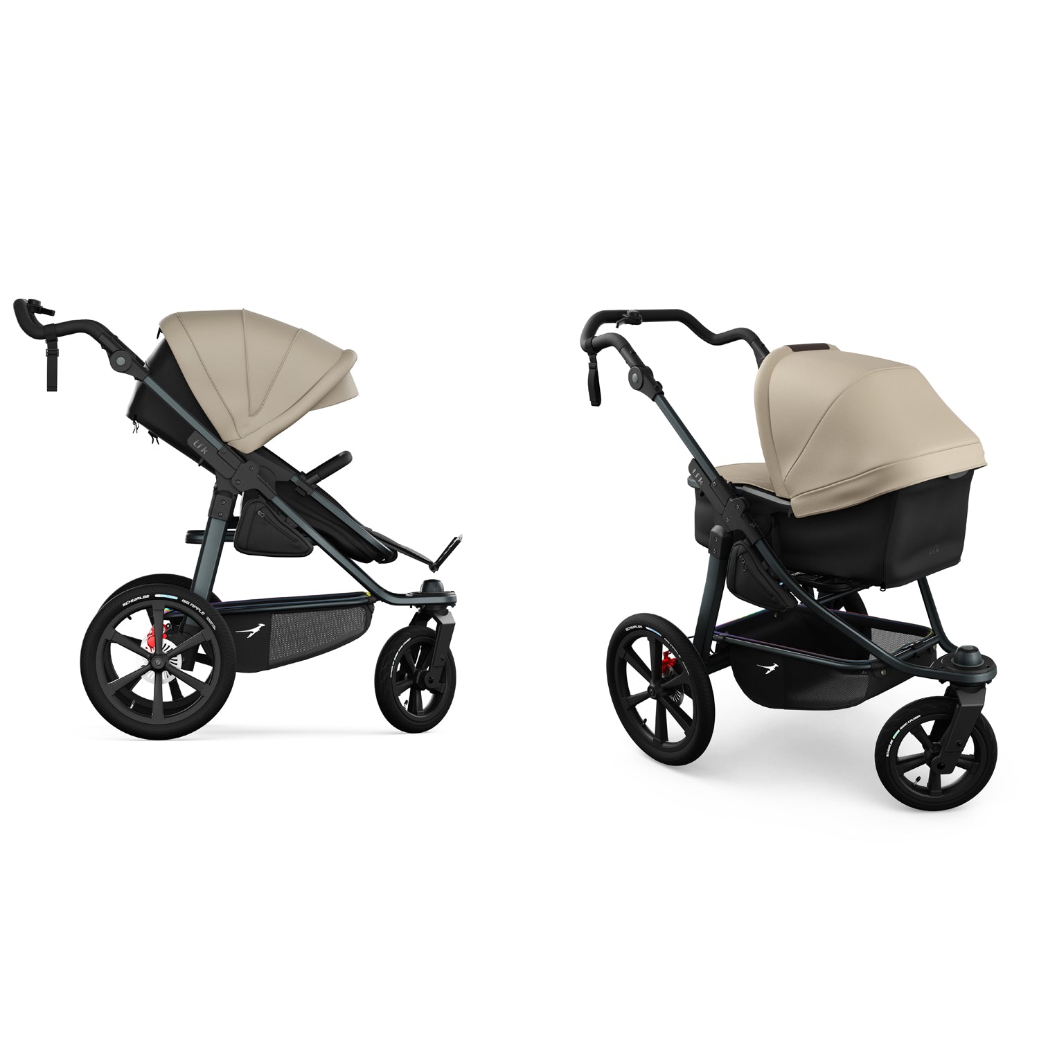 TFK Pro - 2-in-1 with pneumatic tyres Sand