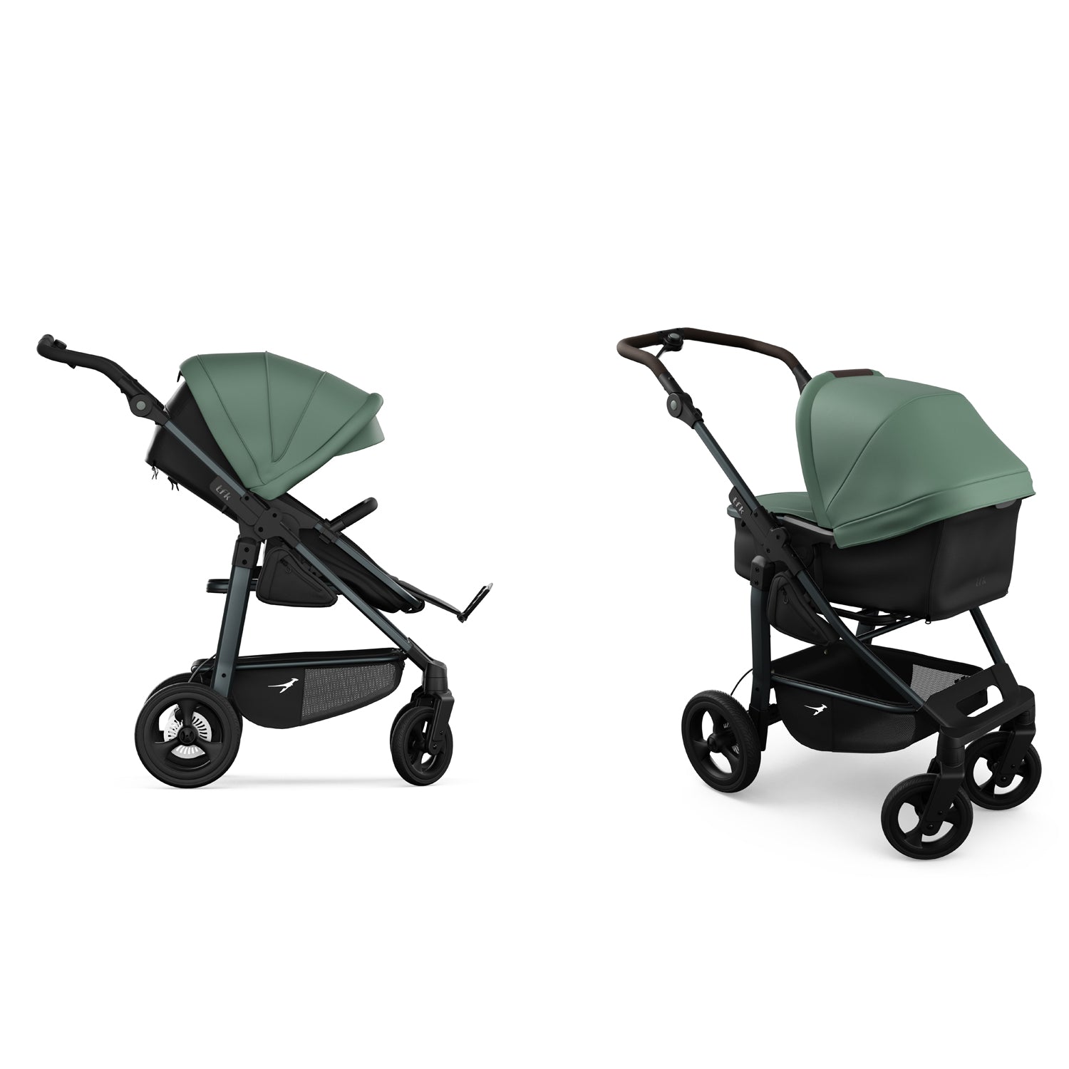 TFK Mono 4 - 2-in-1 with air-filled tyres Olive
