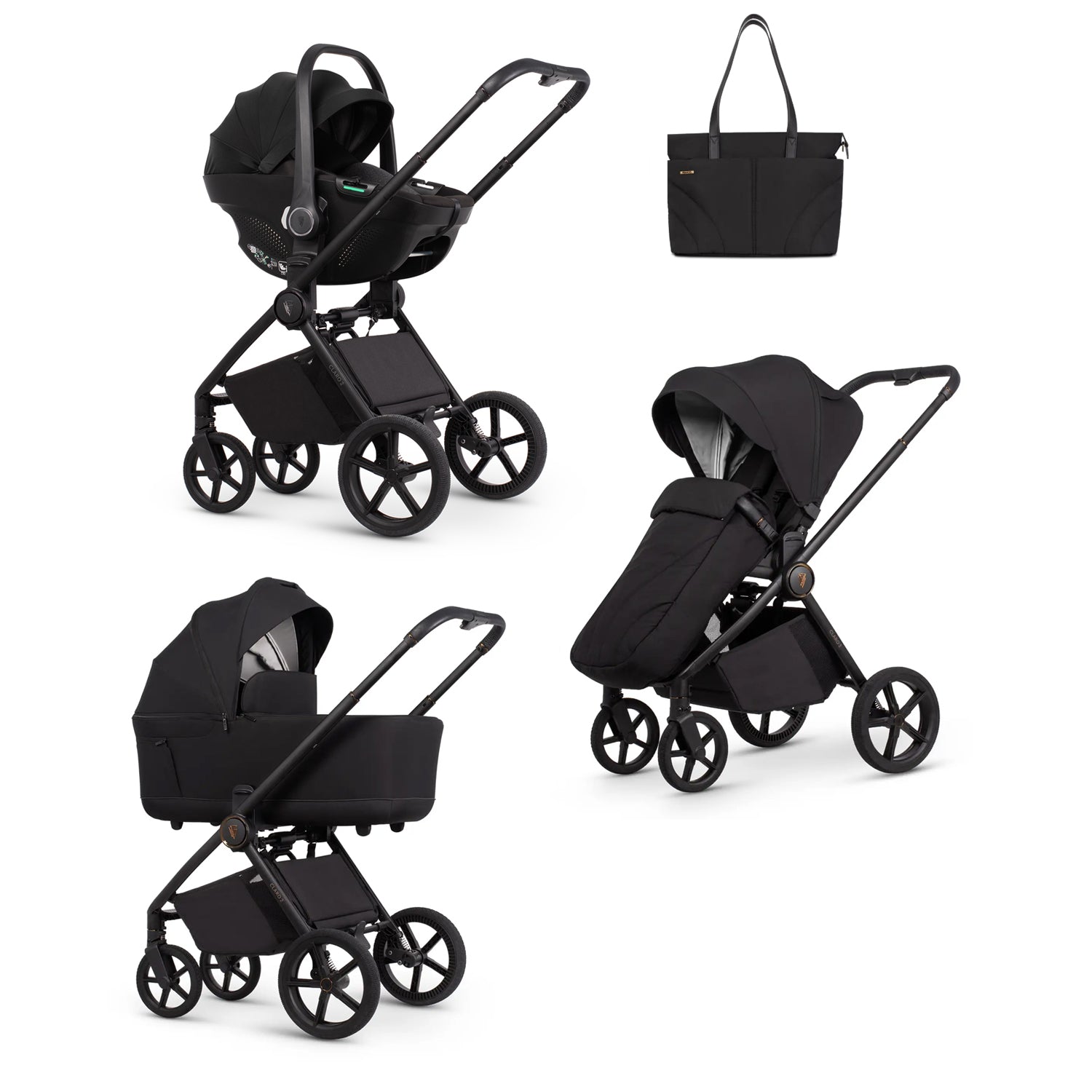 Venicci 3 in 1 - Claro 2 Noir