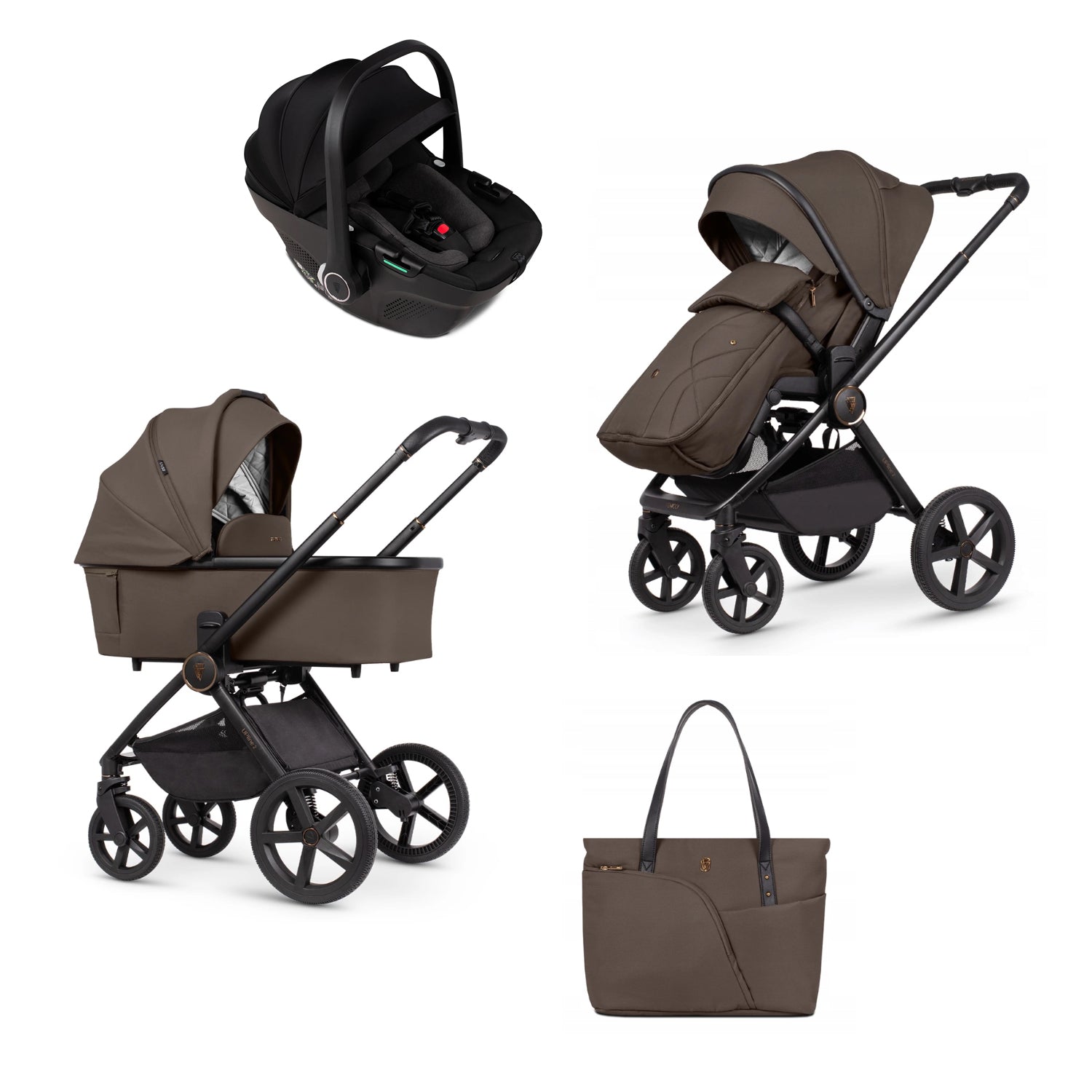 Venicci [TRIO] Tinum 2.0 Upline 2 Brownie